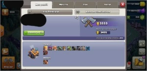 Conta de Clash of Clans CV12, sem ID supercell