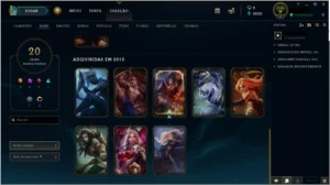 conta main akali zed e yasuo icones raros conta antiga - League of Legends LOL