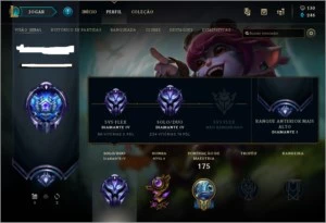 CONTAS DE LOL - LEIA A DESCRIÇÃO - League of Legends