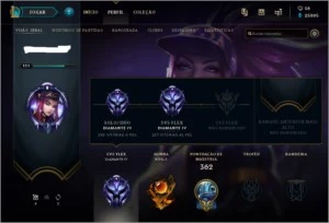 CONTAS DE LOL - LEIA A DESCRIÇÃO - League of Legends