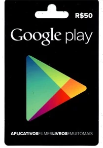 GIFT CARD GOOGLE PLAY R$ 50 - Gift Cards