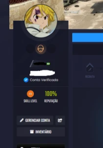 CONTA LEVEL 19/20 GC - Counter Strike CS