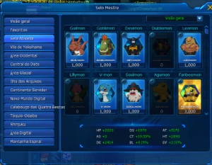 VENDO conta MID/END game LADMO server Alphamon - Digimon Masters Online