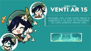 CONTA COM VENTI GENSHIN IMPACT ar 15