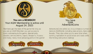 AQW 11 anos 5K Acs, Member - Adventure Quest World