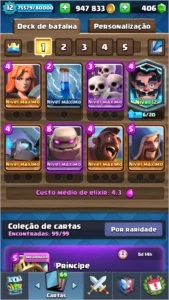 CLASH ROYALE quase lv 13