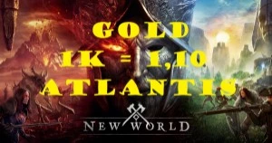 1K GOLD NEW WORLD-SERVIDOR ATLANTIS