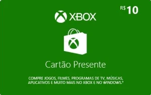 Gift Card Xbox R$10,00 - Gift Cards
