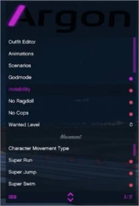 Mod menu gta v | Argon | Codigo / key de ativacao (7 dias) - Softwares e Licenças