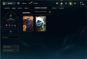 Conta diamante 4 com 31 Champs e 2 Skins - League of Legends LOL