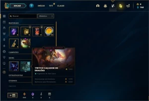 Conta diamante 4 com 31 Champs e 2 Skins - League of Legends LOL