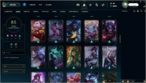 Conta De LOL Com SKin Mítica Da Caitlyn Edição de prestígio - League of Legends