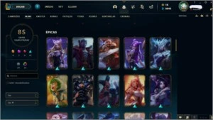 Conta De LOL Com SKin Mítica Da Caitlyn Edição de prestígio - League of Legends