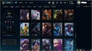 Conta De LOL Com SKin Mítica Da Caitlyn Edição de prestígio - League of Legends