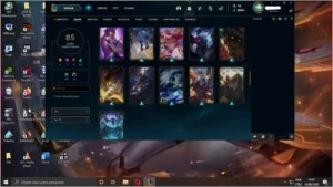 Conta De LOL Com SKin Mítica Da Caitlyn Edição de prestígio - League of Legends
