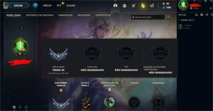 CONTA LVL 31, 10 VITORIAS 2 DERROTAS ,COM LUX ELEMENTALISTA - League of Legends LOL