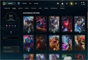 Conta Prata 2 - League of Legends LOL