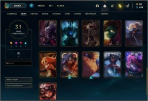 Conta Prata 2 - League of Legends LOL