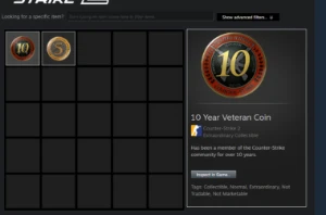 Conta Antiga Steam (2004) 20 ANO Medalhas 5,10 Anos Serviço - Counter Strike CS