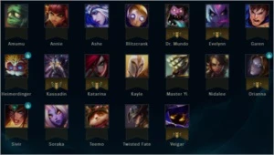 Conta de League of legends 19 campeões 1 skin LOL