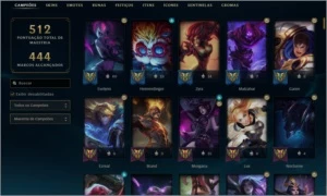 CONTA LOL PLATINA 2 484 SKINS - League of Legends