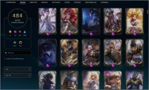 CONTA LOL PLATINA 2 484 SKINS - League of Legends