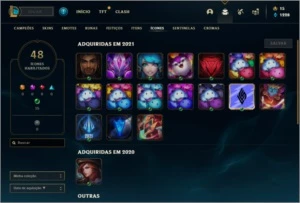 Conta prata 3 com 2 skins e 31 champs - League of Legends LOL