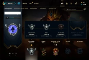 Conta prata 3 com 2 skins e 31 champs - League of Legends LOL