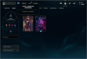 Conta prata 3 com 2 skins e 31 champs - League of Legends LOL
