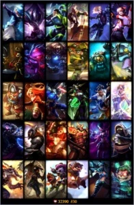 Conta OURO V, 2 Skins Ultimate, Honra 4, 30 Skins! - League of Legends LOL