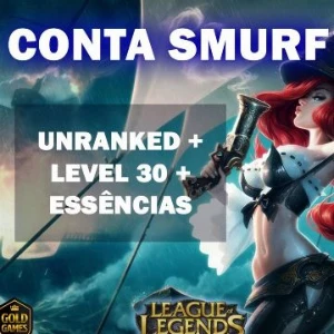Conta Smurf LV 30 / 50k+ Essência s/ email registrado + rank - League of Legends LOL
