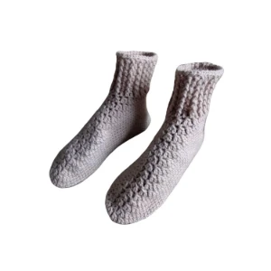 Pantufa de Lã Bege 35