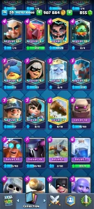 Conta Clash Royale - nível: 39 - 6400 troféus