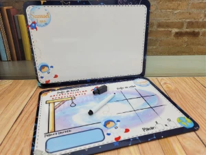 Lousa MDF Astronauta sem Alça e Jogos no Verso - Artesanato e Personalizados