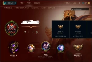 Conta League of Legends - Bronze II LOL