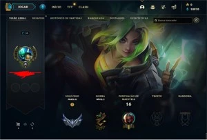 conta smurf prata II mmr buffado - League of Legends LOL