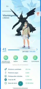 Conta Pokemon Go | Level 41 | 84 Lendários - Pokémon
