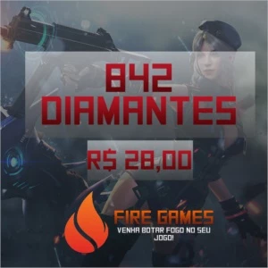 842 DIAMANTES - FREE FIRE