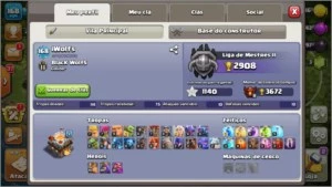 VENDO CV 11 COC BEM UPADO E MUITO BARATO - Clash of Clans