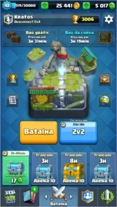 Clash Royale Arena 10 com 5 mil gemas e 6 lendárias