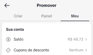 Conta Tiktok Com R$48,73 De Saldo No Promover + 800 Seguidor - Redes Sociais