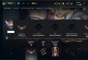 Bronze 4 com 120 Champs e 78 Skins ( MID / ADC ) - League of Legends LOL