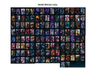 CONTA DE LOL (TODOS CAMPEÕES C/ +236SKINS) + CONTA VALORANT  - League of Legends