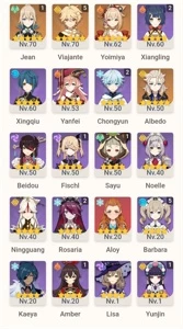Yoimiya+Albedo+Jean - Genshin Impact