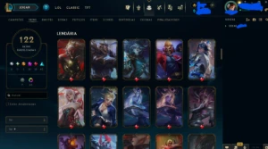Conta League of Legends - Honra 5 - Ótimas Skins LOL