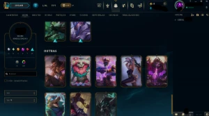 Conta League of Legends - Unranked - Honra 5 - Ótimas Skins LOL
