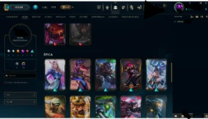 Conta League of Legends - Unranked - Honra 5 - Ótimas Skins LOL