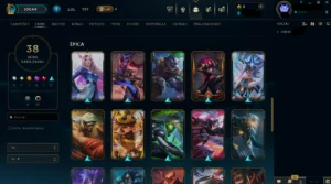 Conta League of Legends - Unranked - Honra 5 - Ótimas Skins LOL