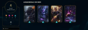 CONTA LOL PLATINA1 - League of Legends