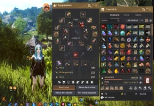 Conta BDO com barraca+trajes+fada quase perfeita - Black Desert